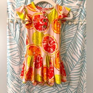 ⭐️3 for $20⭐️ Posh Peanut Citrus Skirted Onesie